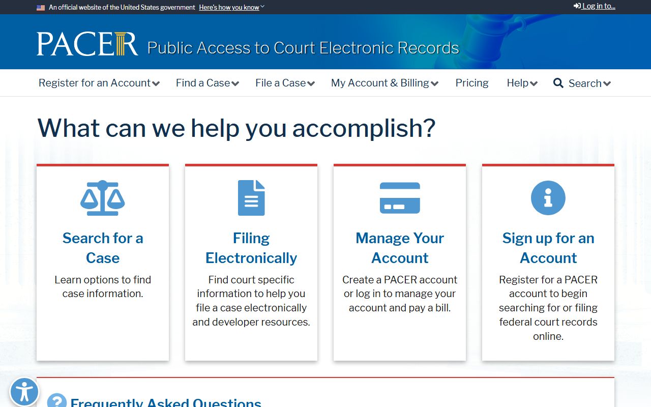 PACER federal court records access used for Spartanburg County cases